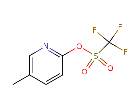 Methanesulfonic acid,1,1,1-trifluoro-, 5-methyl-2-pyridinyl ester cas  154447-03-7