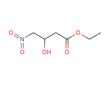 Molecular Structure of 854852-25-8 (3-hydroxy-4-nitro-butyric acid ethyl ester)