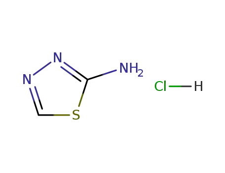 Molecular Structure of 26861-87-0 (1,3,4-thiadiazol-2-amine monohydrochloride)