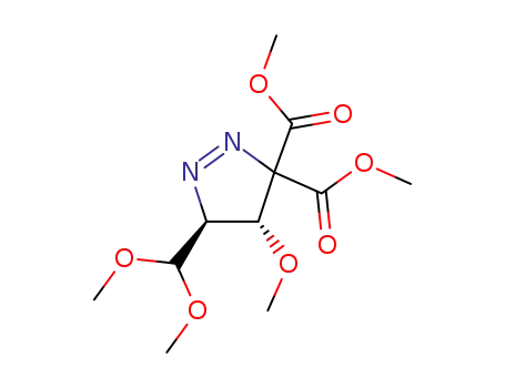 (4R,5S)-5-Dimethoxymethyl-4-methoxy-4,5-dihydro-pyrazole-3,3-dicarboxylic acid dimethyl ester