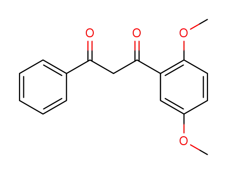 Molecular Structure of 142472-12-6 (1-(2,5-dimethoxyphenyl)-3-phenylpropane-1,3-dione)