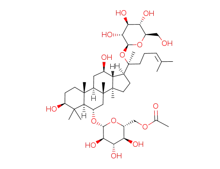 6-O-[6-O-acetyl-β-D-glucopyranosyl]-20-O-(β-D-glucopyranosyl)-20(S)-protopanaxatriol