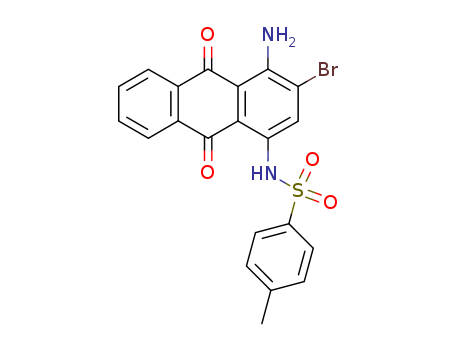 Benzenesulfonamide,N-(4-amino-3-bromo-9,10-dihydro-9,10-dioxo-1-anthracenyl)-4-methyl-