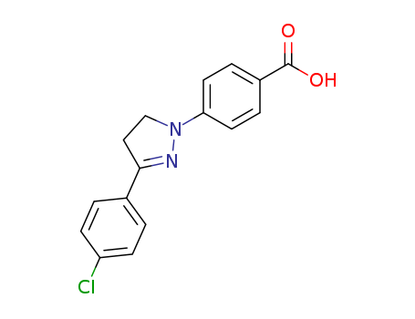 Benzoic acid,4-[3-(4-chlorophenyl)-4,5-dihydro-1H-pyrazol-1-yl]-