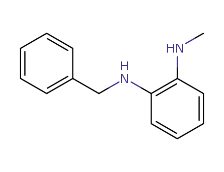 Molecular Structure of 56463-14-0 (N-benzyl-N′-methylbenzene-1,2-diamine)