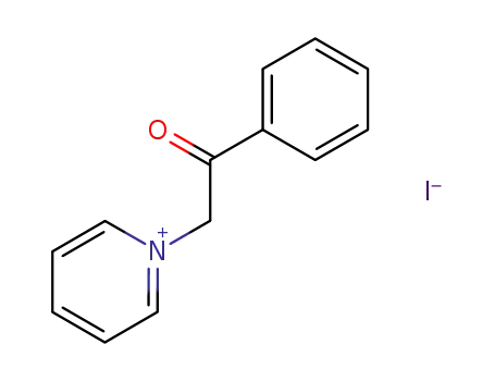 Molecular Structure of 1137-94-6 (Pyridinium,1-(2-oxo-2-phenylethyl)-, iodide (1:1))