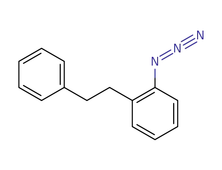 Molecular Structure of 164398-51-0 (2-(2-Phenylethyl)phenyl azide)