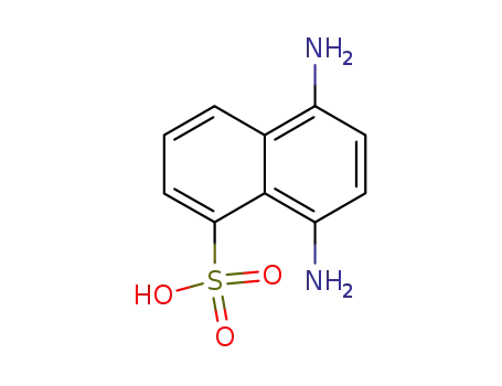 Molecular Structure of 88246-92-8 (1-Naphthalenesulfonic acid, 5,8-diamino-)