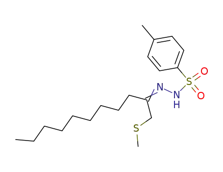 Molecular Structure of 67489-18-3 (1-methylsulfanyl-undecan-2-one (toluene-4-sulfonyl)-hydrazone)
