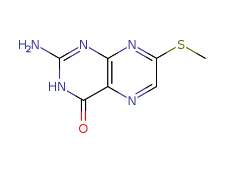 4(1H)-Pteridinone, 2-amino-7-(methylthio)-