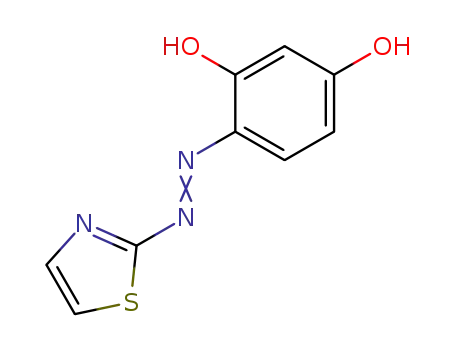 Molecular Structure of 2246-46-0 (4-(2-THIAZOLYLAZO)RESORCINOL)
