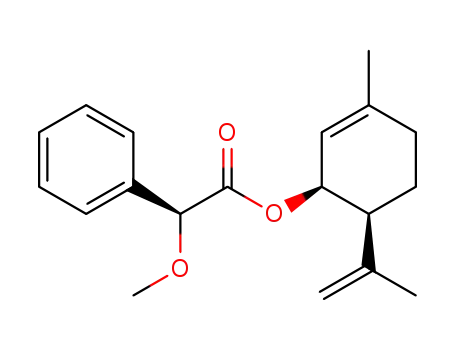 (1S,6S)-6-isopropenyl-3-methyl-2-cyclohexenyl (S)-O-methyl mandelate