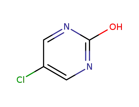 Molecular Structure of 214290-50-3 (2-Pyrimidinol, 5-chloro- (9CI))