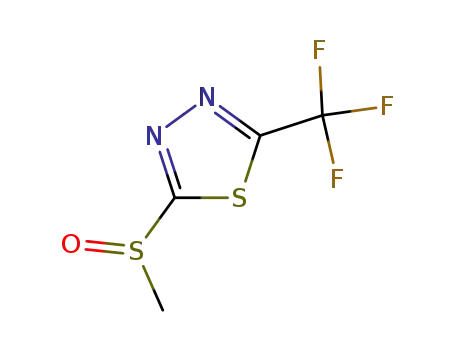 2-(Methylsulfinyl)-5-(trifluoromethyl)-1,3,4-thiadiazole