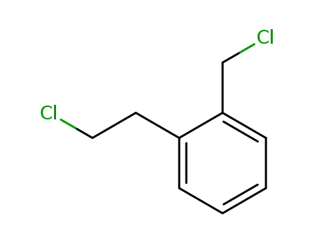 Molecular Structure of 78317-75-6 (1-(2-chloroethyl)-2-chloromethylbenzene)