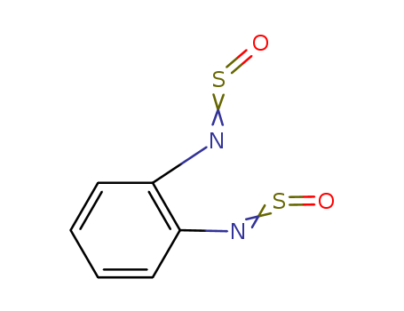 Molecular Structure of 15995-56-9 (1,2-Benzenediamine, N,N'-bis(sulfinyl)-)