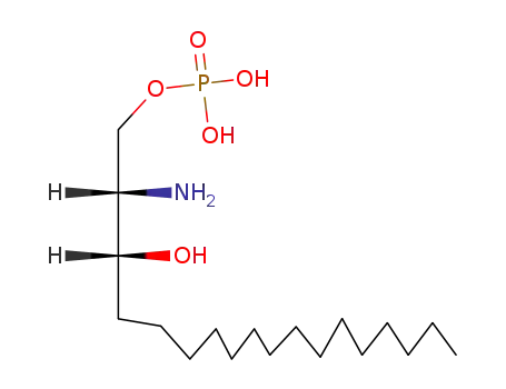 Molecular Structure of 19794-97-9 ((2-amino-3-hydroxy-octadecoxy)phosphonic acid)