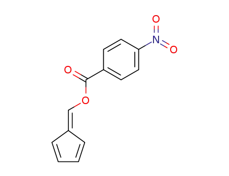 Molecular Structure of 82215-26-7 (6-<(p-Nitrobenzoyl)oxy>fulvene)