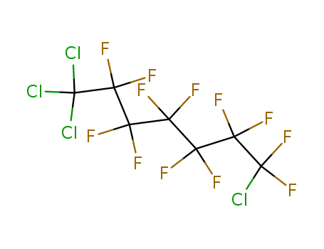 Molecular Structure of 1550-21-6 (Heptane, 1,1,1,7-tetrachloro-2,2,3,3,4,4,5,5,6,6,7,7-dodecafluoro-)
