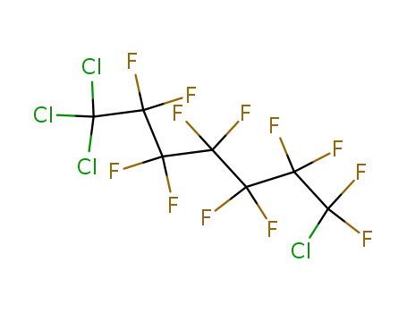 Molecular Structure of 1550-21-6 (Heptane, 1,1,1,7-tetrachloro-2,2,3,3,4,4,5,5,6,6,7,7-dodecafluoro-)