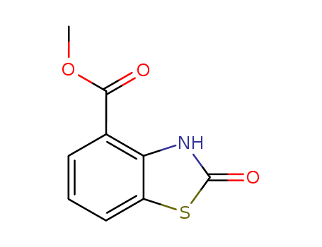 4-BENZO[D]THIAZOLECARBOXYLIC ACID 2,3-DIHYDRO-2-OXO-,METHYL ESTERCAS
