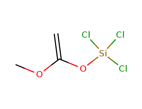Molecular Structure of 4519-10-2 (Silane, trichloro[(1-methoxyethenyl)oxy]-)