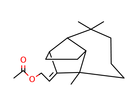 Ethanol,2-[(1S,3aR,4S,8aR)-decahydro-4,8,8-trimethyl-1,4-methanoazulen-9-ylidene]-,1-acetate