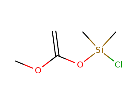 Molecular Structure of 4519-14-6 (chloro<(1-methoxyethenyl)oxy>dimethylsilane)