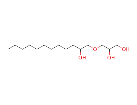 Molecular Structure of 2984-32-9 (3-[(2-hydroxydodecyl)oxy]propane-1,2-diol)