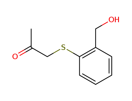 Molecular Structure of 130966-65-3 (2-(hydroxymethyl)thiophenoxyacetone)