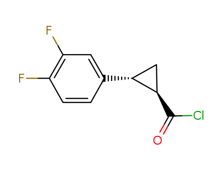 trans-(1R,2R)-2-(3,4-difluorophenyl)cyclopropanecarbonyl chloride