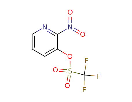 Molecular Structure of 146336-72-3 (2-nitro-3-(trifluoromethylsulfonyloxy)pyridine)