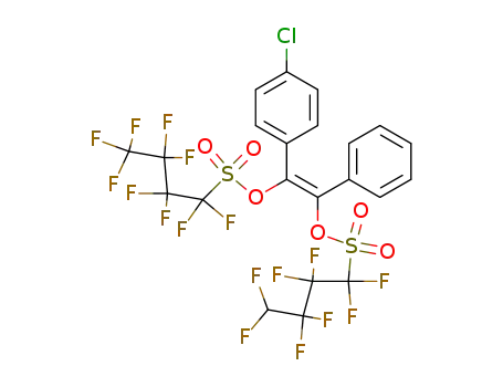 (Z)-1-(4-Chlorphenyl)-1-(nonafluorbutylsulfonyloxy)-2-(1,1,2,2,3,3,4,4-octafluorbutylsulfonyloxy)-2-phenylethen