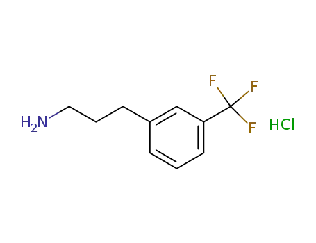 Molecular Structure of 104774-93-8 (3-(3-trifluoromethyl-phenyl)-propylamine hydrochloride)