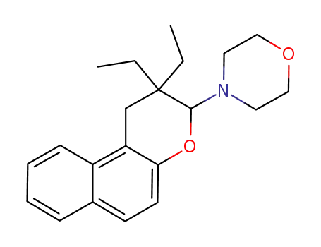4-(2,2-diethyl-2,3-dihydro-1H-naphtho[2,1-b]pyran-3-yl)morpholine