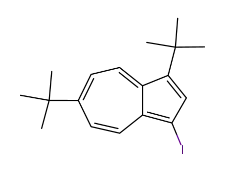 Molecular Structure of 691897-73-1 (1,6-di-tert-butyl-3-iodoazulene)