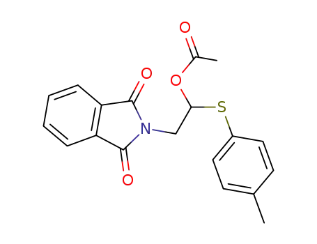 1H-Isoindole-1,3(2H)-dione,
2-[2-(acetyloxy)-2-[(4-methylphenyl)thio]ethyl]-