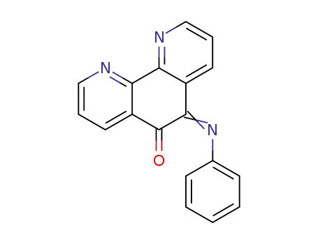 Molecular Structure of 142009-78-7 (1,10-Phenanthrolin-5(6H)-one, 6-(phenylimino)-)