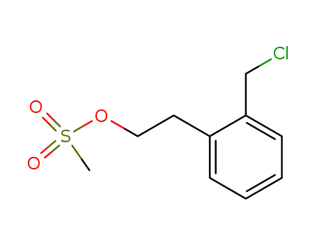 Molecular Structure of 149296-21-9 (1-Chloromethyl-2-(2-mesyloxyethyl)benzene)