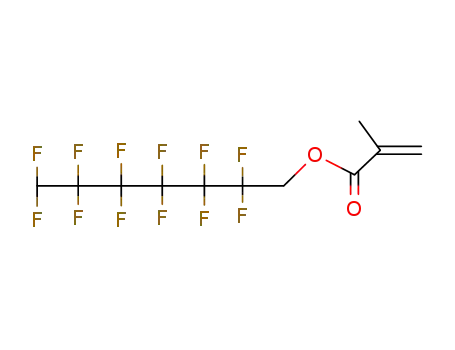 Molecular Structure of 2261-99-6 (1H,1H,7H-Dodecafluoroheptyl methacrylate)
