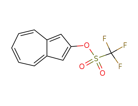 Molecular Structure of 607393-61-3 (2-azulenyl trifluoromethanesulfonate)