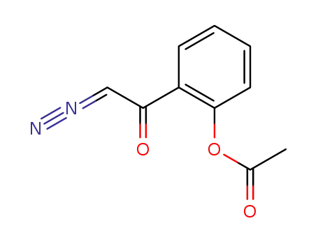 ortho-acetoxy-ω-diazoketophenone