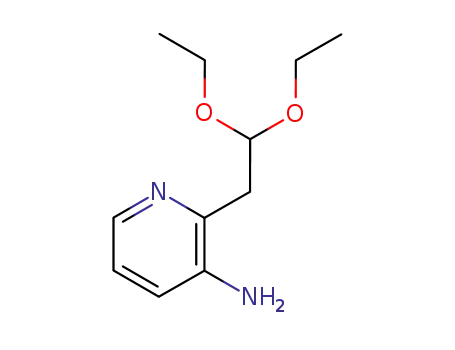 Molecular Structure of 107469-27-2 (3-amino-2-(2,2-diethoxyethyl)pyridine)