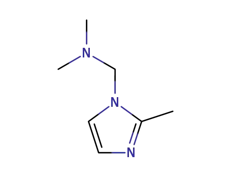 Molecular Structure of 132666-57-0 (1H-Imidazole-1-methanamine, N,N,2-trimethyl-)