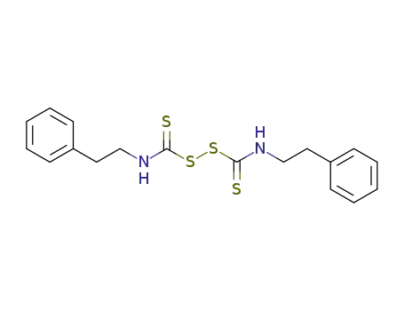 Molecular Structure of 861548-96-1 (μ-disulfido-1,2-dithio-dicarbonic acid bis-phenethylamide)