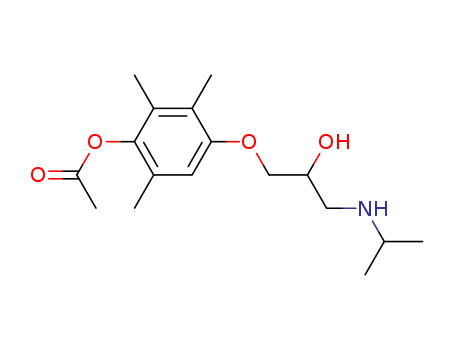 Phenol,4-[2-hydroxy-3-[(1-methylethyl)amino]propoxy]-2,3,6-trimethyl-, 1-acetate