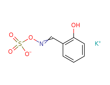 Hydroxylamine-O-sulfonic acid, N-[(2-hydroxyphenyl)methylene]-, monopotassium salt