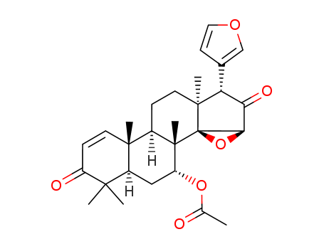 24-Norchola-1,20,22-triene-3,16-dione,7-(acetyloxy)-14,15:21,23-diepoxy-4,4,8-trimethyl-, (5a,7a,13a,14b,15b,17a)-
