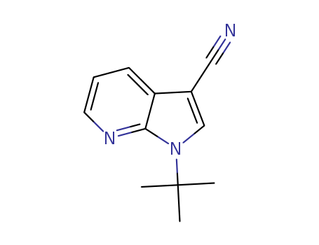 1H-Pyrrolo[2,3-b]pyridine-3-carbonitrile, 1-(1,1-dimethylethyl)-