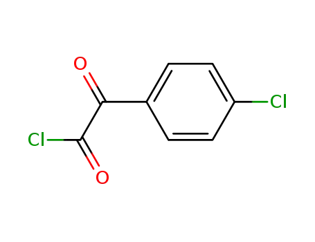 벤젠아세틸 클로라이드, 4-클로로-알파-옥소-(9CI)